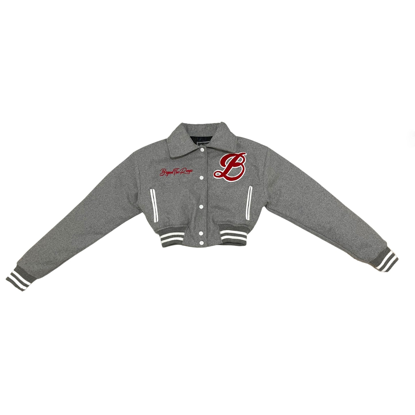 Oreo Cropped Varsity Jacket